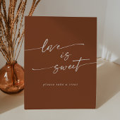 Signe De Table Boho Chic Terracotta Amour Est Mariage Sucré