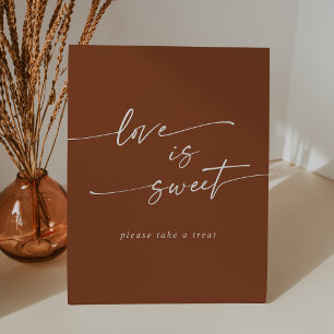 Signe De Table Boho Chic Terracotta Amour Est Mariage Sucré