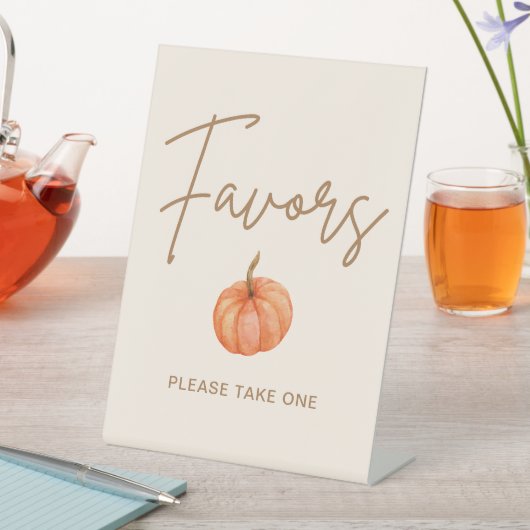 Signe De Table Boho Citrouille Baby shower Faveur (In SItu)