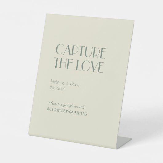 Signe De Table Boho Deco d'automne | Cream Capture l'amour (Recto)