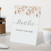 Signe De Table Boho Dried Watercolor Floral Wedding (In SItu)