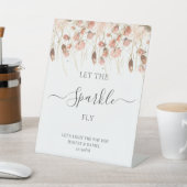 Signe De Table Boho Dried Watercolor Floral Wedding (In SItu)