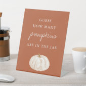 Signe De Table Boho Fall Devine Combien de Baby showers Citrouill (In SItu)