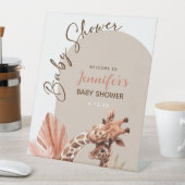 Signe De Table Boho Giraffe Baby shower Affiche de bienvenue de p (In SItu)