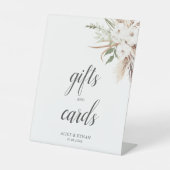 Signe De Table Boho Green Pampa Grass Wedding Cadeaux Cartes (Recto)