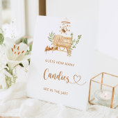 Signe De Table Boho nursery Devinez combien de bonbons