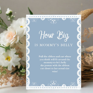Signe De Table Boho Quelle est la taille du ventre de maman? Pann