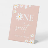 Signe De Table Boho Rose Daisy Super Anniversaire Un Est Douce (Recto)