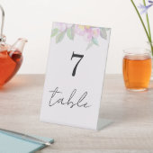 Signe De Table Boho rose Floral Aquarelle moderne (In SItu)