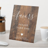 Signe De Table Boho Rustique Grange bois Faveurs (In SItu)