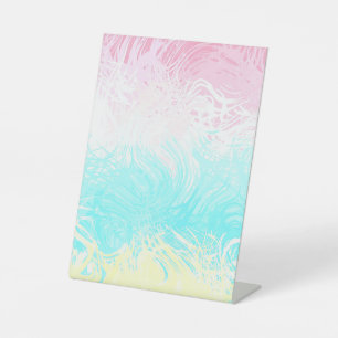 Signe De Table Boho Tourbillonnant Super Abstrait Genderflux Prid