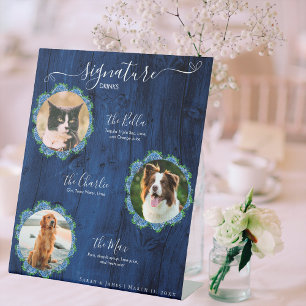 Signe De Table Boisson pour animaux de compagnie à signature de 3