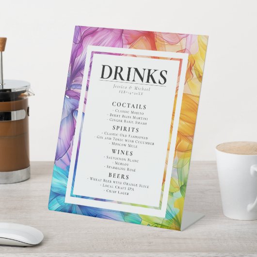 Signe De Table BOISSONS Éthérées (In SItu)