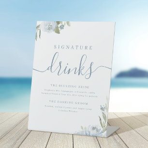 Signe De Table Boissons signées Boissons à base de fleurs rougeât