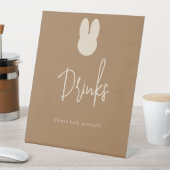 Signe De Table Boissons simples de lapin (In SItu)