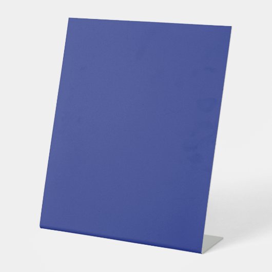Signe De Table Bold Minimal Wedding Invite in Deep Blue (Recto)