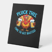 Signe De Table Bon Temps Joyeux Thamksgiving classique T-shirt (Recto)