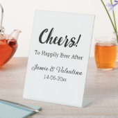 Signe De Table Bonjour à tous heureux après ajouter la date du no (In SItu)