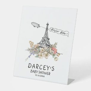 Signe De Table Bonjour Bebe Baby shower neutre du genre