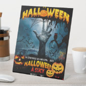 Signe De Table Bonjour Halloween (In SItu)