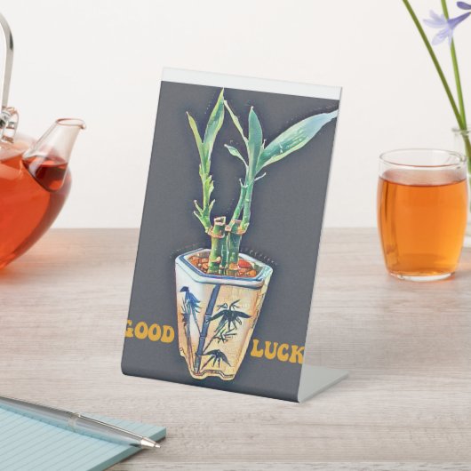 Signe De Table Bonne chance (In SItu)