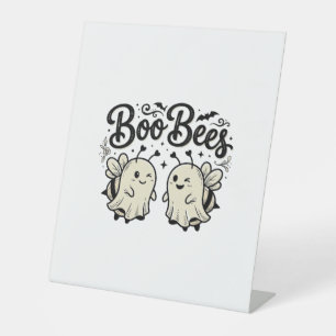 Signe De Table Boo Bees Modèle de abeille fantôme Halloween vinta