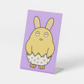 Signe De Table Bored Bunny Chick (Recto)