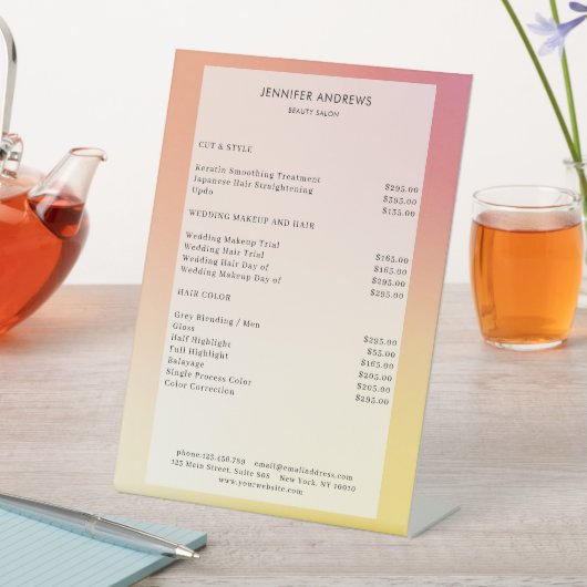 Signe De Table Bouclier Price moderne (In SItu)