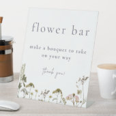 Signe De Table Bouquet bar de fleurs (In SItu)
