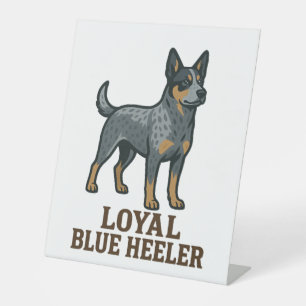 Signe De Table Bouvier Australien Royal Blue Heeler