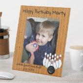 Signe De Table Bowling Personnalisé Thème Joyeux anniversaire (In SItu)