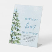Signe De Table Bows Christmas Guess How Many Bows Baby Shower (Recto)