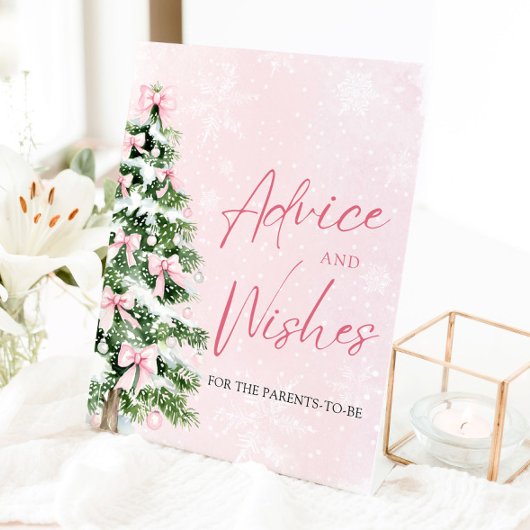 Signe De Table Bows Christmas Tree Baby shower Conseils et souhai