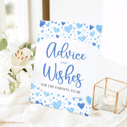Signe De Table Boy Blue Valentine Baby shower Conseils et souhait