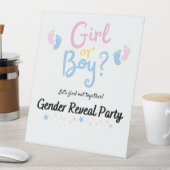 Signe De Table Boy or Girl? Gender Reveal  (In SItu)