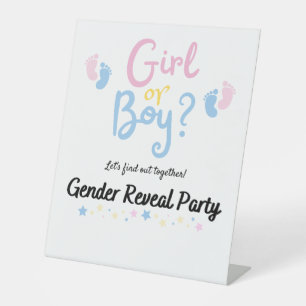 Signe De Table Boy or Girl? Gender Reveal