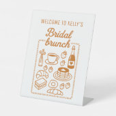 Signe De Table Branché Doodle Hand Drake Style Bridal Brunch (Recto)