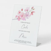 Signe De Table Branche Sakura - Devinez combien de bouchons (Recto)