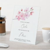 Signe De Table Branche Sakura - Devinez combien de bouchons (In SItu)