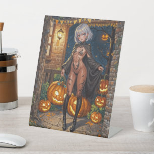 Signe De Table Brave Halloween Fille Trick or Treat Body Painting