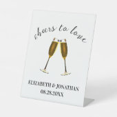 Signe De Table Bravo pour aimer les lunettes de champagne (Recto)