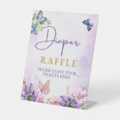 Signe De Table Brochure Baby shower papillon