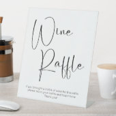 Signe De Table Brochure moderne à vin (In SItu)