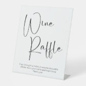 Signe De Table Brochure moderne à vin (Recto)