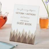 Signe De Table Brown Forest Range Mariage (In SItu)