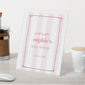 Signe De Table Brunch & Bubbly Rouge et rose Cartes et Cadeaux (In SItu)