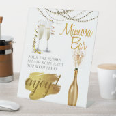 Signe De Table Brunch nuptial moderne Mimosa Bar (In SItu)