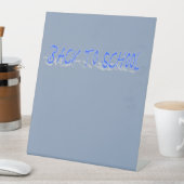 Signe De Table BTS bleu foncé (In SItu)