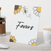 Signe De Table Bumble Honey Bee Faveurs Table Party Signal (In SItu)
