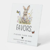 Signe De Table Bunny faveurs Sign (Recto)